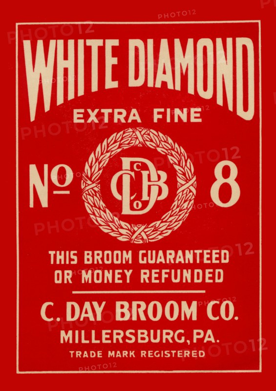 White Diamond Extra Fine Boom Label 1910