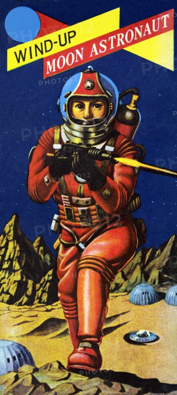 Wind-up Moon Astronaut 1950