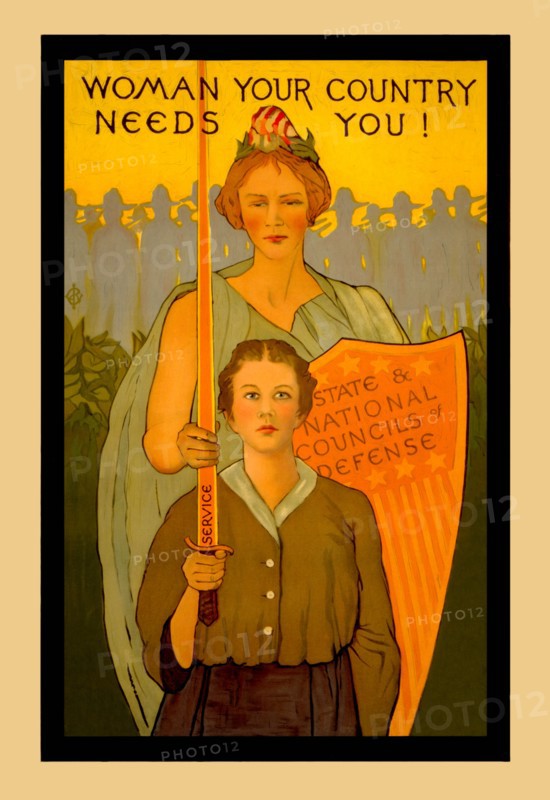 Women your Country Needs You! 1917