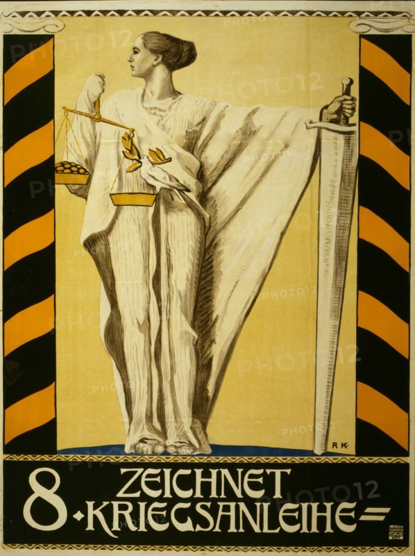 Zeichnet 8. Kriegsanleihe;  Subscribe to the 8th War Loan. 1918