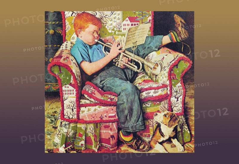 Trumpet Practice 1950