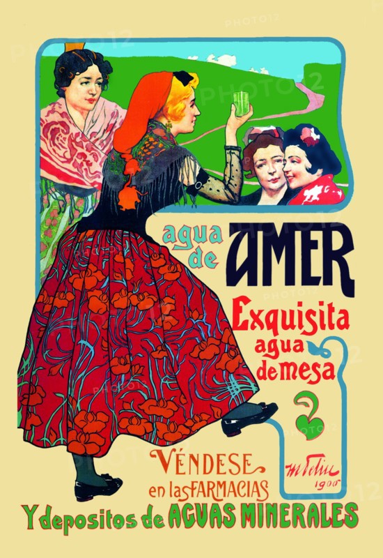 Agua de Amer: exquisita agua de mesa 1900