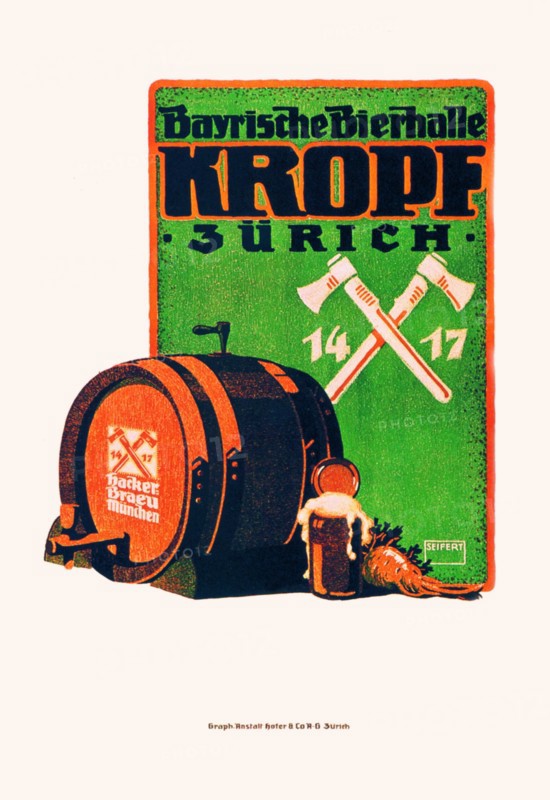 Bayristhe Bierhalle Kroph 1917