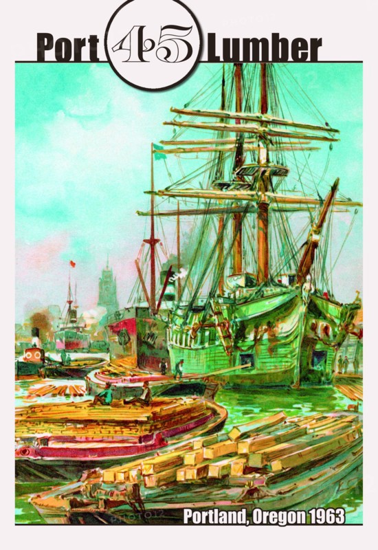 Port 45 Lumber: Portland, Oregon 1963
