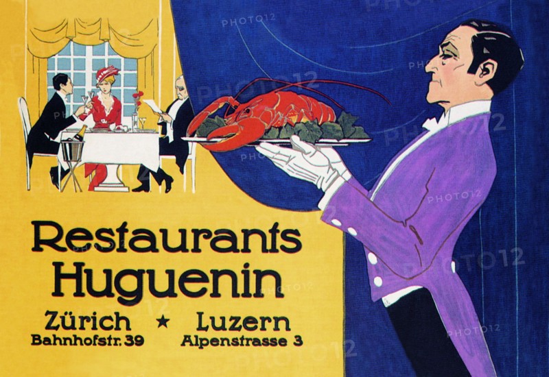 Restaurants Huguenin 1914