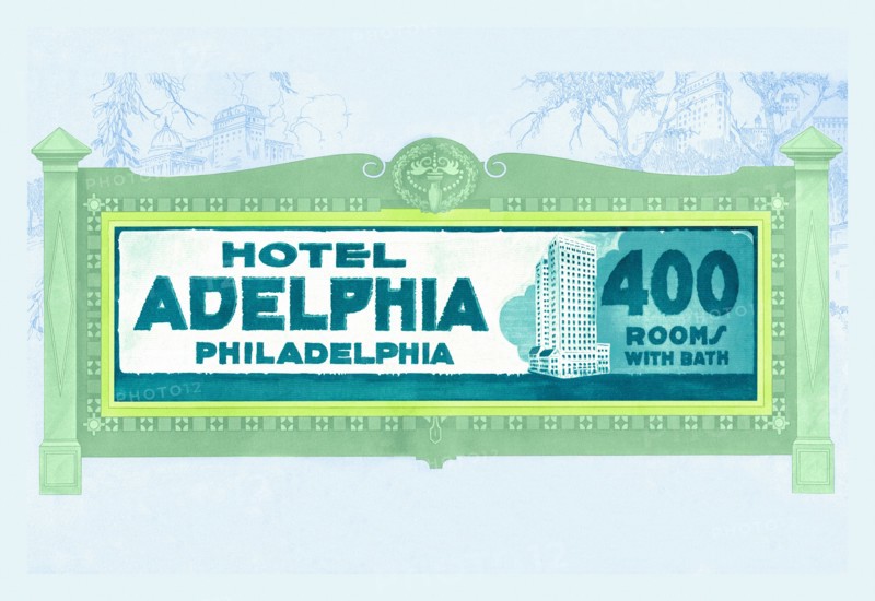 Hotel Adelphia, Philadelphia 1916