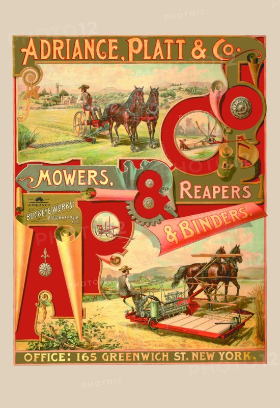 Adriance, Platt and Co., Mowers, Reapers and Binders
