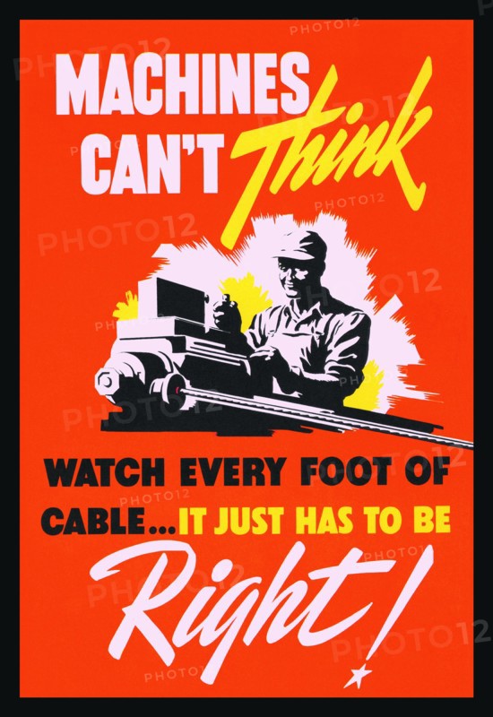 Machine's Can't Think 1943