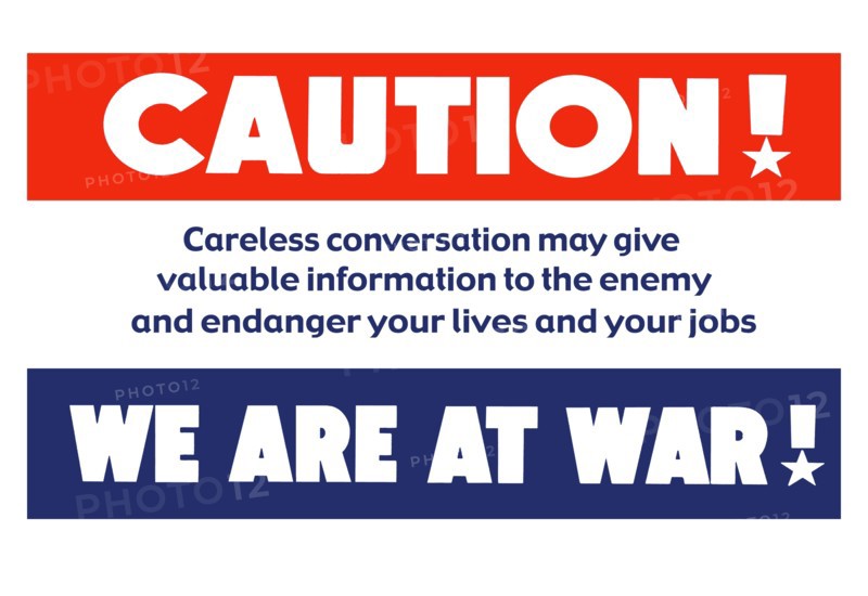 Caution! We Are At War! 1942