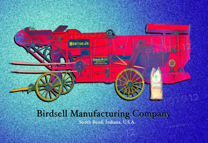 Birdsell's Clover Thresher and Separator 1872