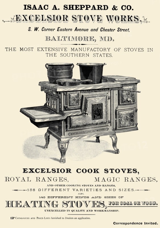 Isaac A. Sheppard & Co. Excelsior Stove Works
