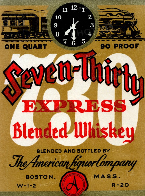 Seven-Thirty Express Blended Whiskey