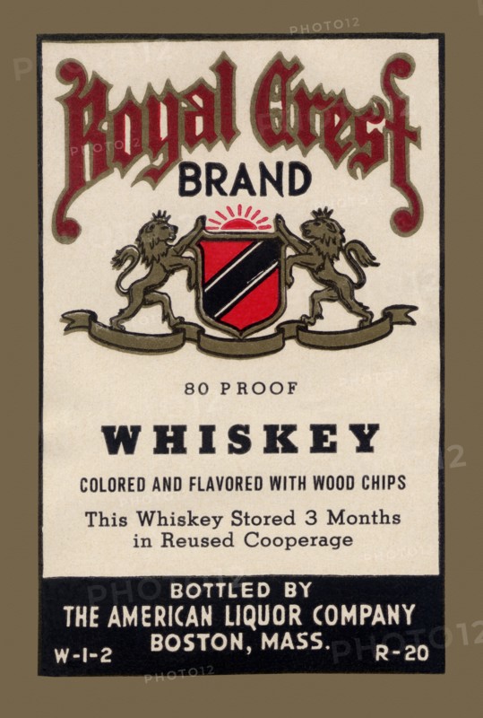 Royal Crest Brand Whiskey