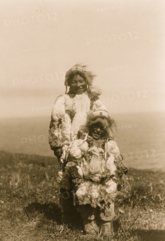 Duck-skin parkas, Nunivak 1929
