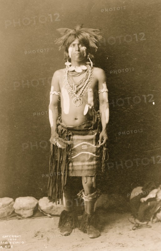 Snake dancer in costume 1900
