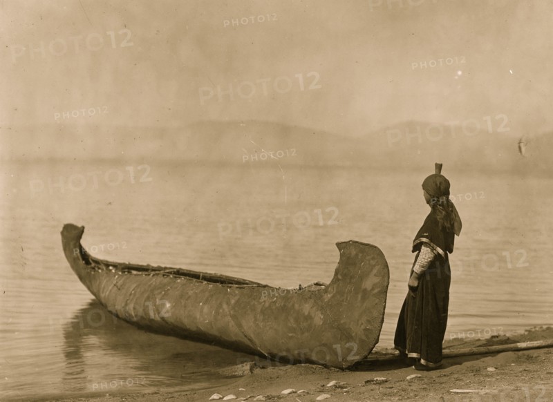 On the shore of the lake 1910
