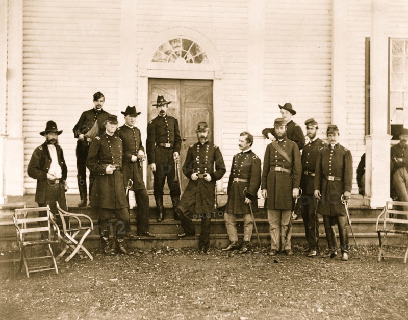 Major General Geo. G. Meade and staff 1863