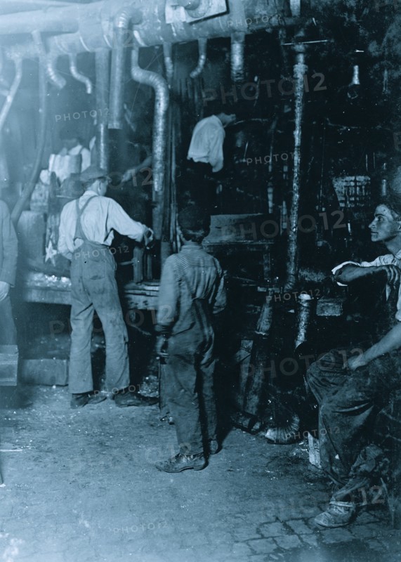 8  P.M. in an Indiana Glass Works 1908
