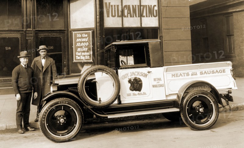 Guy Jackson, Retail and Wholesale, Meats and Sausage Delivery Truck