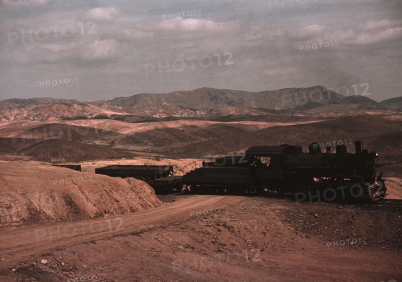 train bringing copper ore out of the mines, Ducktown, Tenn. 1939