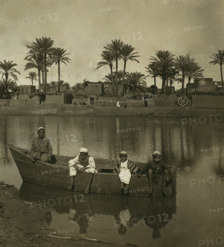 A typical Egyptian village in the Nile Valley 1911