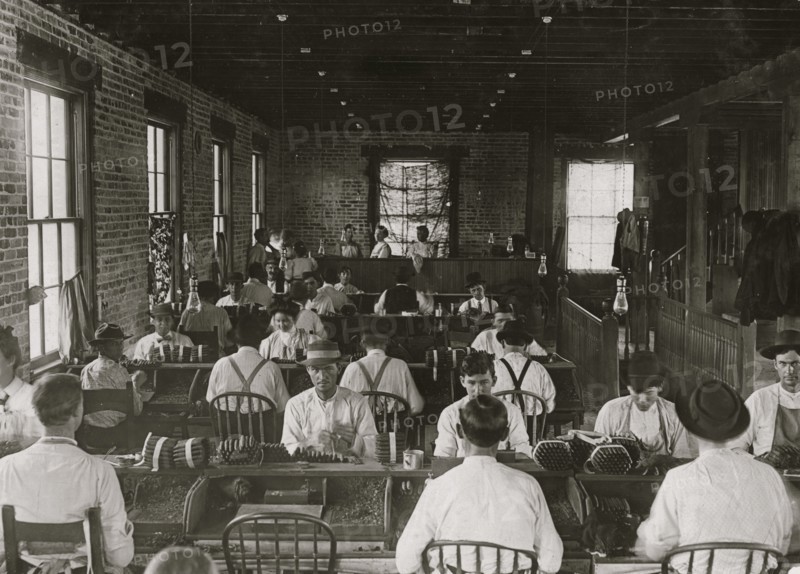 A Union Shop, Cigar makers Tierra del Laga Cigar Co. Almost no hands under 20 years of age. 1909