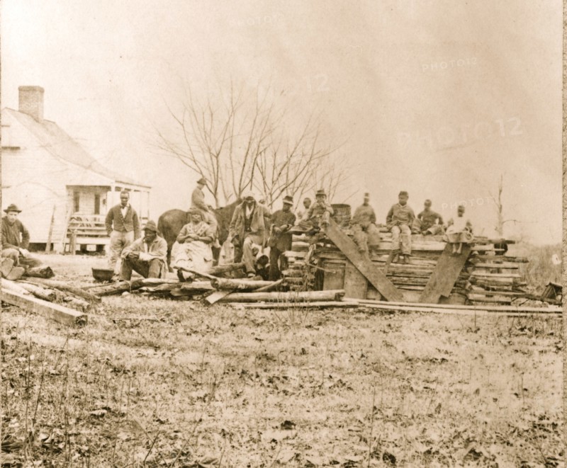 Aiken's House, James River, Va. 1863