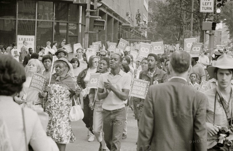 Poor People's March at Lafayette Park and on Connecticut Avenue 1968