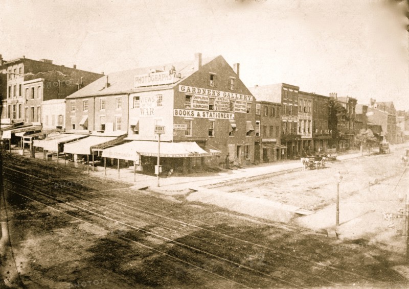 Alexander Gardner's Photographic Gallery, 7th & D Street, NW, Washington, D.C. 1863