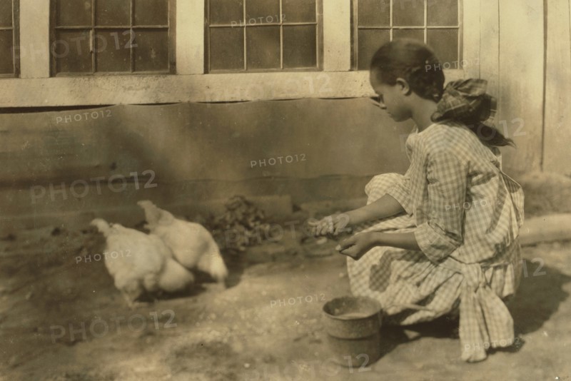 Alice Cooper and her poultry.  1921