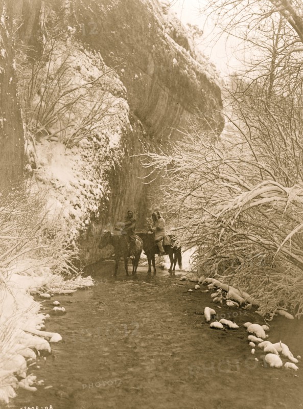 Approaching winter--Apsaroke 1908