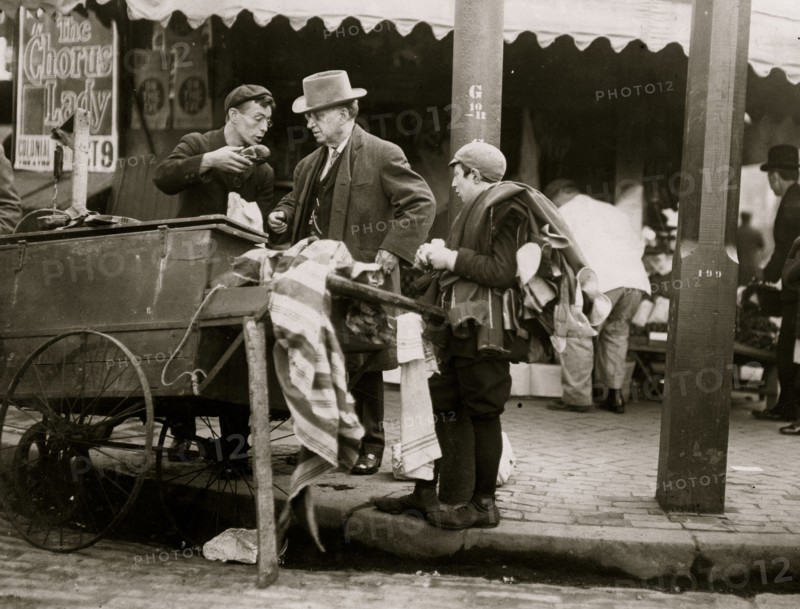 A Typical Errand Boy Minding Another Boy's Business 1909
