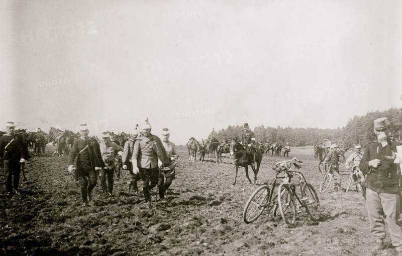 Austrian officers in field