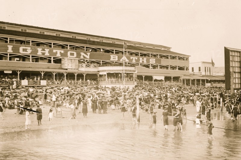 Bathing at Brighton Beach, Brooklyn
