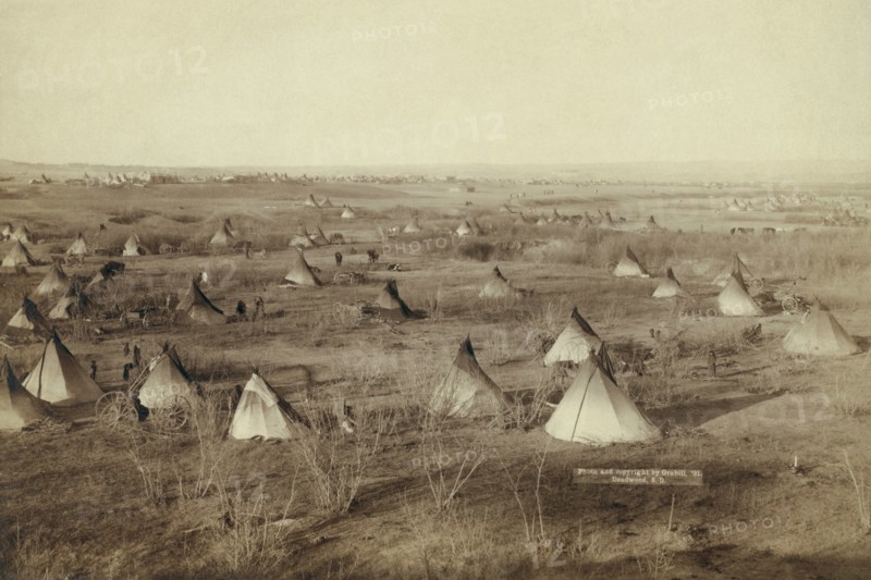 Native American Encampment - Lakota Indians 1890