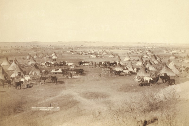 Native American Encampment - Lakota Indians 1890