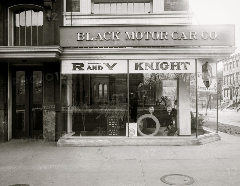 Black Motor Car Dealership 1919