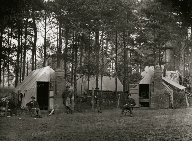 Brandy Station, Va. Quarters of Capt. Harry Clinton, quartermaster, Provost Guard 1864
