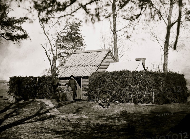 Brandy Station, Virginia. Headquarters, 5th Army Corps 1864