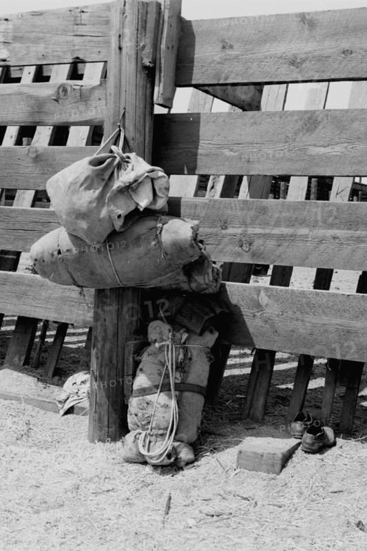 Bundles Against Cattle Corrals 1939