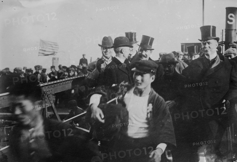 C.B. Bryan arrives in Yokohama 1911