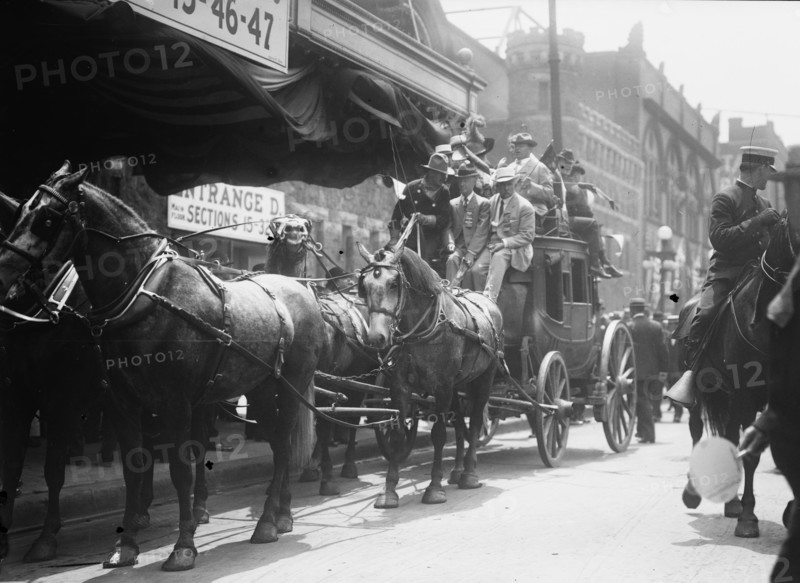 California Republicans Stage a Coach to the Chicago Convention 1912