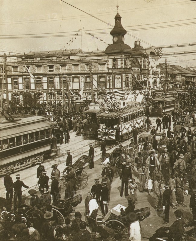 Japanese Victorious Admiral Togo is Celebrated with his Defeat of the Russians 1906