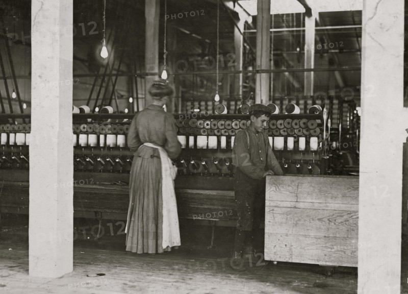 Catawba Cotton Mill, Newton, N.C. Doffer and spooler. 1908