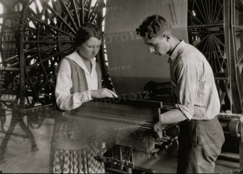 Cheney Silk Mills. Favorable working conditions. 1924