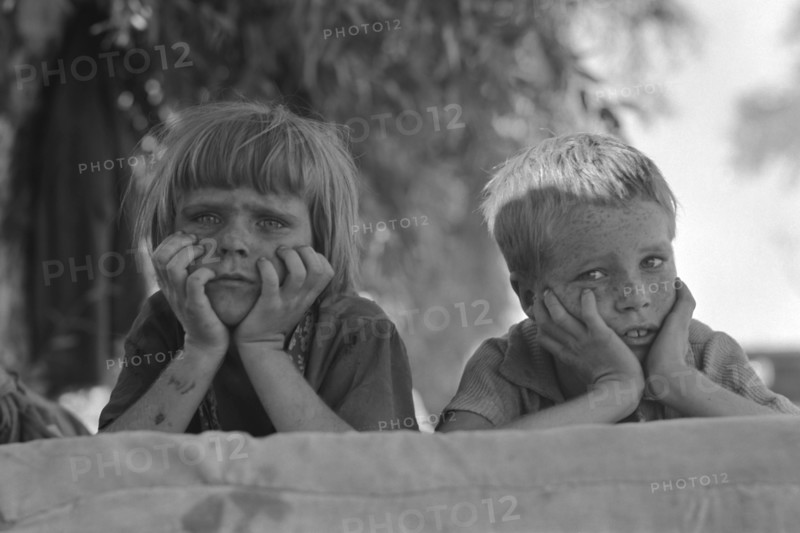 Children of Oklahoma drought refugee 1936