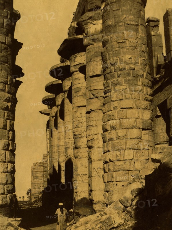 Columns at Karnak (Thebes), Egypt 1880
