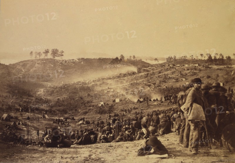 Confederate prisoners at Belle Plain Landing, Va., captured with Johnson's Division, May 12, 1864 1864