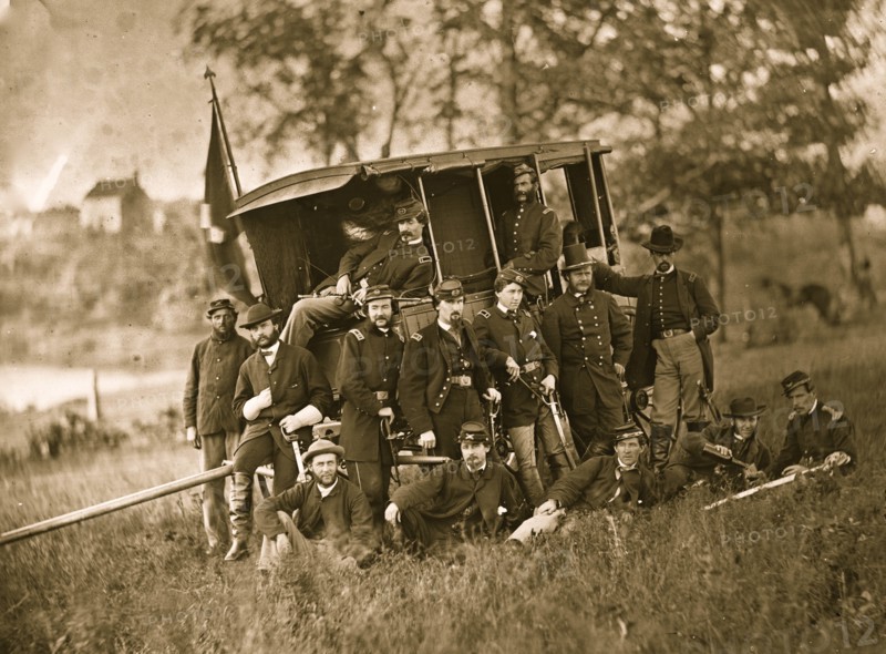 Culpeper, Va. Gen Robert O. Tyler and staff of the Artillery Reserve 1863