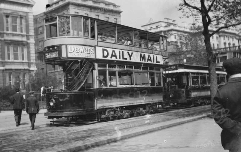 Double Decker London Tram Car
